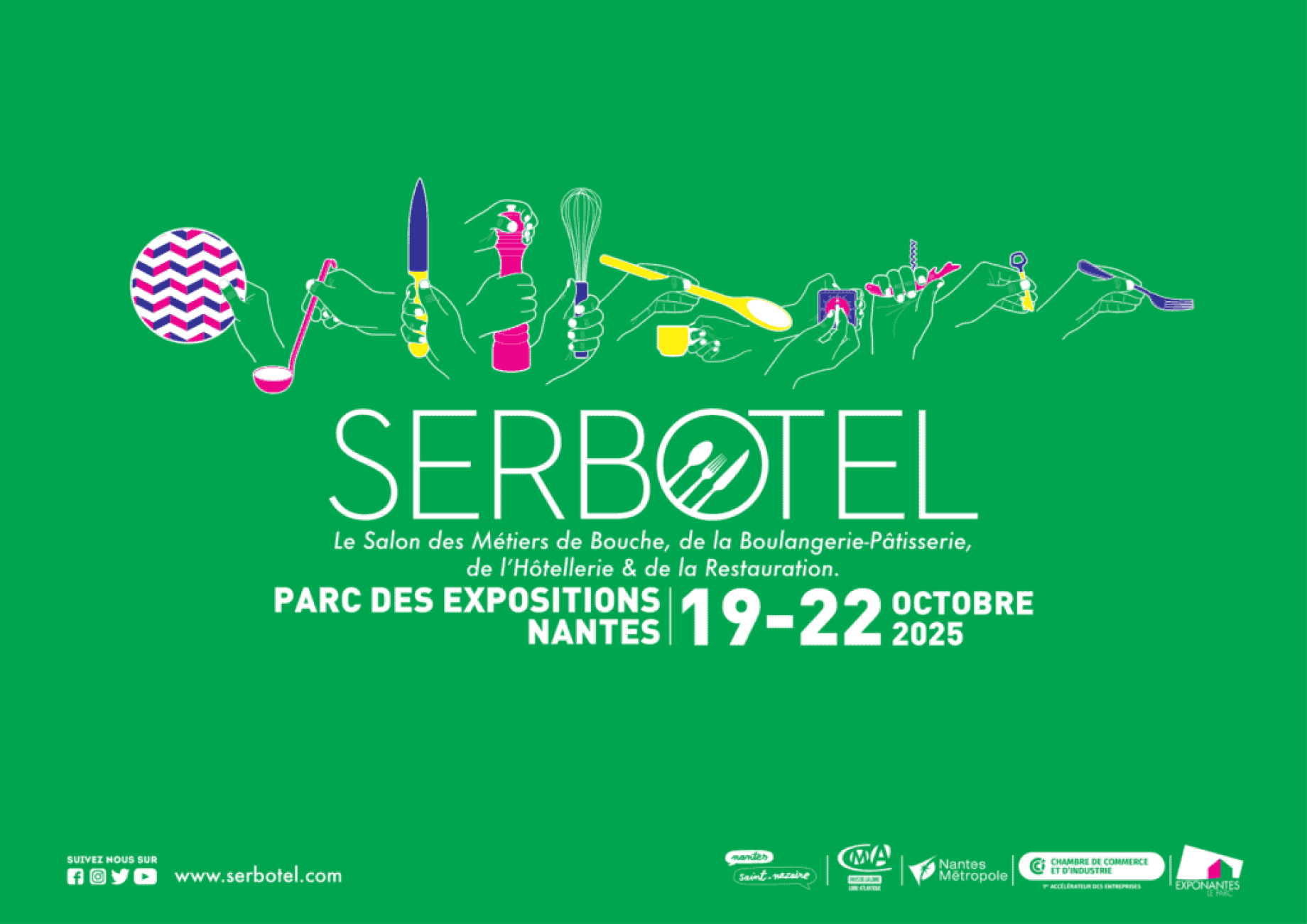 Serbotel 2025 à Nantes - Du 19 au 22 octobre 2025