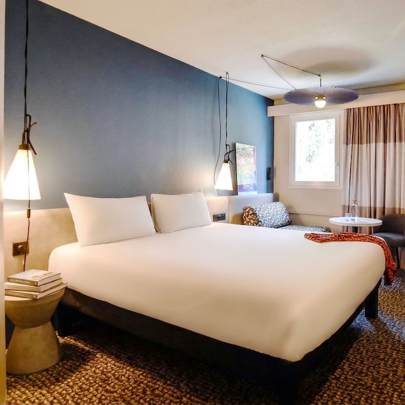 chambre triple de l'hotel Ibis Nantes La Beaujoire