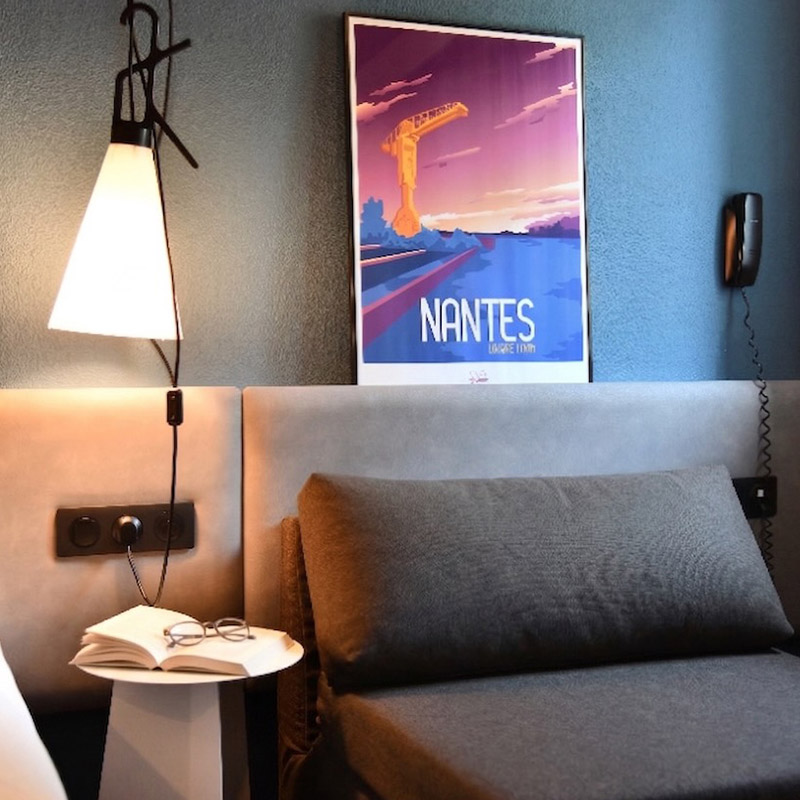 chambre triple de l'hotel Ibis Nantes La Beaujoire